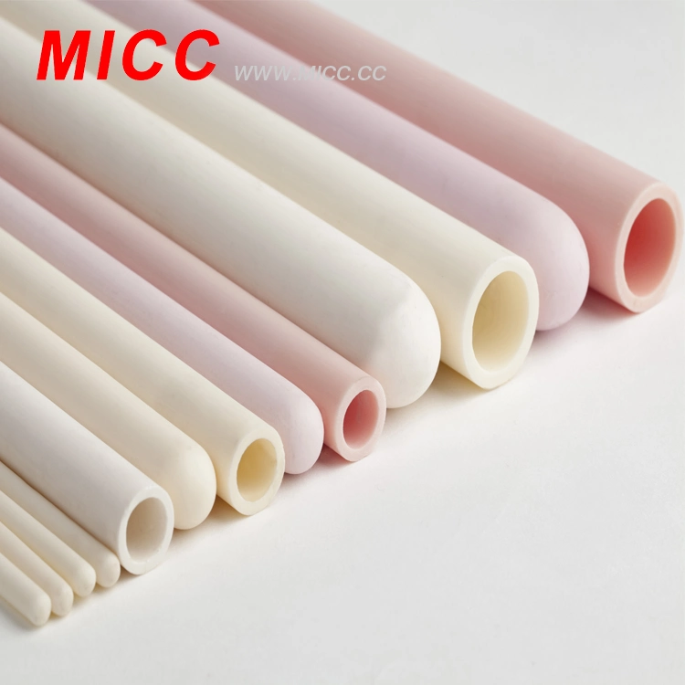 Micc High Temperature Industrial Al2O3 99.5% 95% High Purity Ceramic Protection Tube