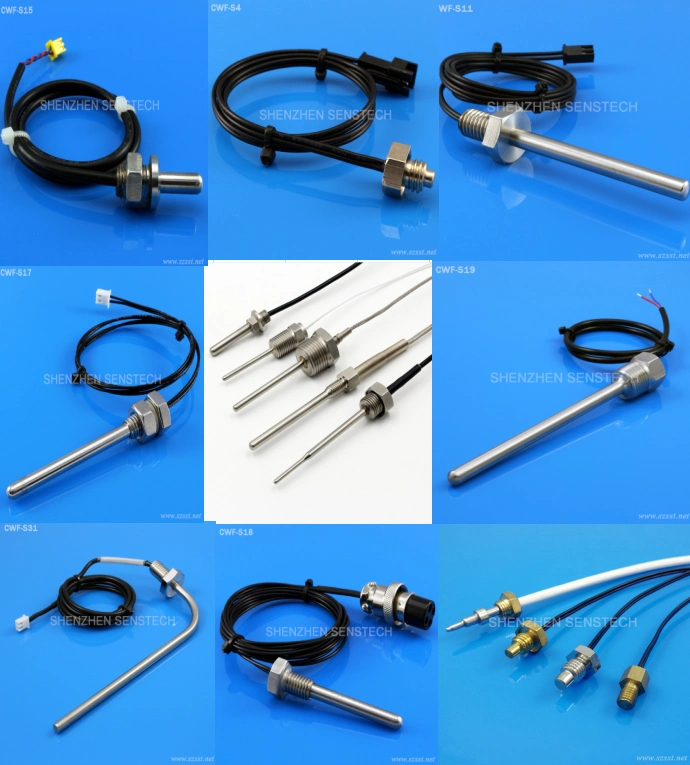 Customized Various Threaded Size Rtd Temperature Probe PT100; PT1000